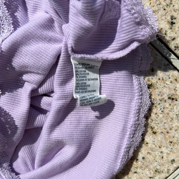 American Eagle Size Large Lavender Tank Top - Picture 5 of 5